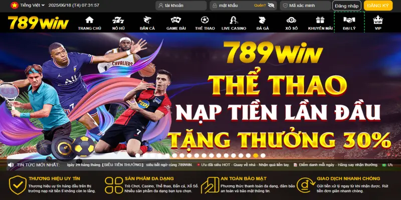 Các sản phẩm cá cược nổi bật tại 789win