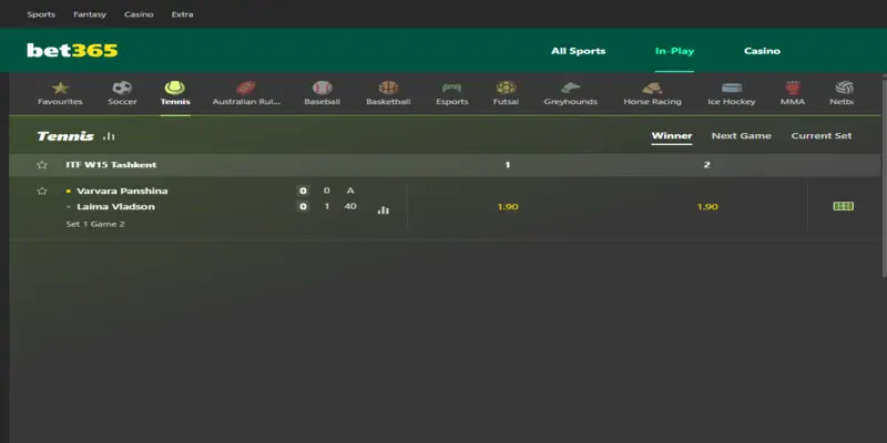 Các tiêu chí đánh giá bet365