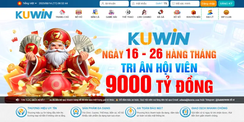 Các sản phẩm cá cược nổi bật tại kuwin